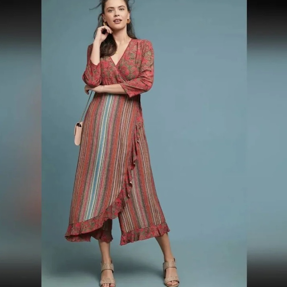 Anthropologie Bl^nk Wide Leg Jumpsuit